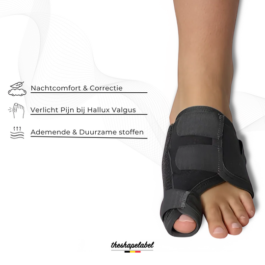 The Shape Label™ - Hallux Valgus Nachtspalk - Knobbel teen brace voor tijdens de nacht
