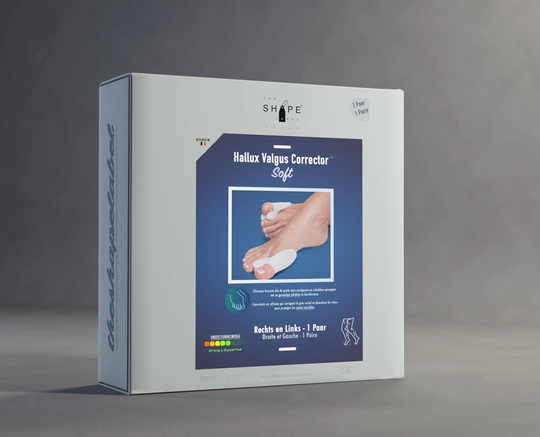 The Shape Label™ - Hallux Valgus grote teencorrector - Soft Gel™ - 1 paar