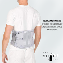 Afbeelding in Gallery-weergave laden, The Shape Label™ - Lumbar Belt Advanced Rugband | Medische Rugbrace Voor Onderrug &amp; Rugpijn
