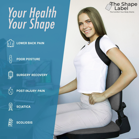 The Shape Label™ - Shoulder Brace Lite Rugbrace | Postuur & Rug Corrector - Houding Correctie