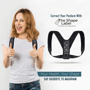 The Shape Label™ - Shoulder Brace Lite Rugbrace | Postuur & Rug Corrector - Houding Correctie